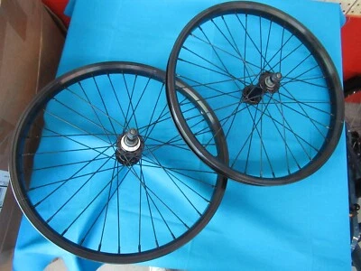 SE Racing BMX Negro 20" X 24mm SE Bicicletas Ripper 36 Agujeros Juego de Ruedas 1 Velocidad - Nuevo Foto 1 de 4