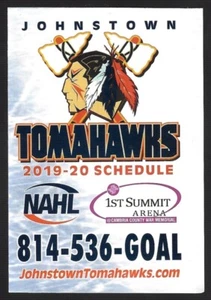 2019-20 Johnstown Tomahawks NAHL Hockey Schedule !!! UPMC Health Plan - Picture 1 of 1