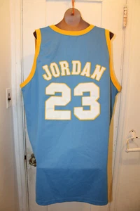 Maglia High School Legends Michael Jordan #23 Laney Limited blu cucitura taglia 54 - Foto 1 di 5