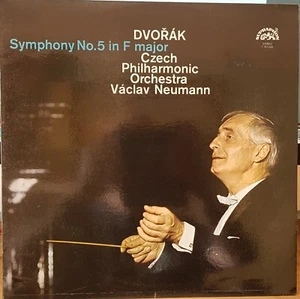 Czech Philharmonic, Václav Neumann - Dvořák Symphony No. 5 - 1983 LP Record - Picture 1 of 3