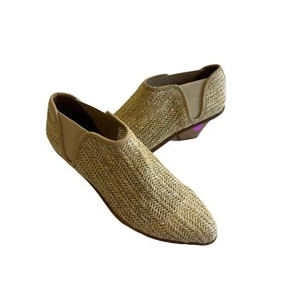 New Matt Bernson Honey Raffia Marlow Booties, tan, 10, bohemian, Concert - Image 1 of 4