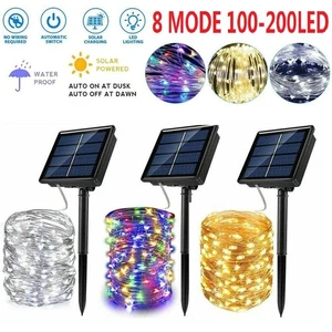 LED Lights Solar String Lights For Outdoor Garden Christmas Wedding Party Decor - Picture 1 of 51