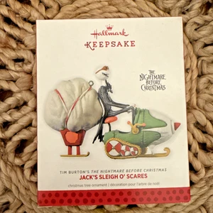 Hallmark Keepsake Nightmare Before Christmas Jack's Sleigh O' Scares 2013 Disney - Bild 1 von 5