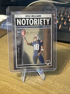 2025 Mosaic Notoriety Kyle Williams Novato - New England Patriots #23 🏈🔥 - Imagen 1 de 1