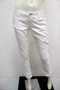 Vaqueros GUESS Mujer Blancos Slim Fit Talla 28 Originales Bordado Logo - Imagen 1 de 14