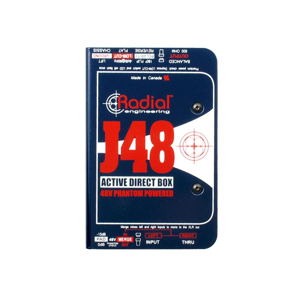 Pedal de caja directa activo Radial Engineering J48 Phantom Powered Foto 1 de 3