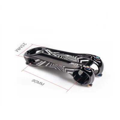 Aluminum stems -20° MTB Road FR Bike handlebar Stem 31.8*90/100mm 1 Pc - Image 1 of 3