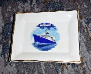 Weatherby Hanley England ; ROYAL FALCON WARE 1 - 78 Norway SHIP Plate - TRAY - Picture 1 of 2