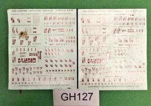 Warhammer 40K Tau Empire Infantry Decals Vior'la Sept x 2 (2015) GH127 - Picture 1 of 3