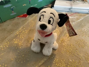DISNEY 101 DALMATIONS 8" SOFT TOY PLUSH WITH TAGS VGC - Picture 1 of 2