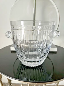 Marquis Waterford Ice Bucket Clear Bright No Damage Signed Must Elegant RICH - Picture 1 of 9