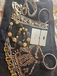 Necklaces, Bracelets Silver/goldTone Mixed Jewelry   / Rhinestone  (728) - Picture 1 of 10