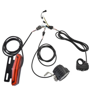 Headlight and Tail Set 24-48V Ebike Turn Signals Front and I5E8 - Picture 1 of 12