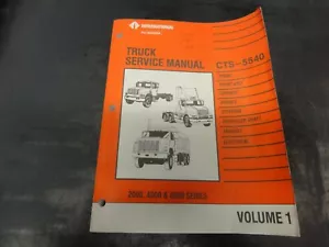 International 2000 4000 8000 LKW Service Manual CTS-5540 Band 1 - Bild 1 von 7