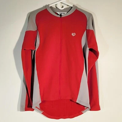 Chaqueta térmica mediana para mujer PEARL IZUMI IQ cremallera completa ciclismo rojo y gris Foto 1 de 4