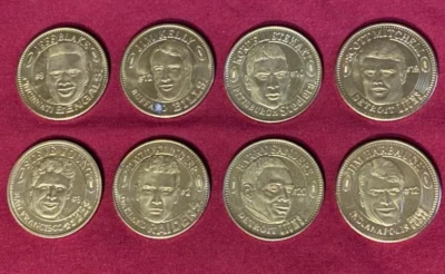 Pinnacle Mint Football 8 Coin Lot coin, Barry Sanders   (.0001) — 第 1/2 张图片