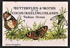 Post stamp pack "BUTTERFLIES AND MOTHS" Cocos (Keeling) Islands 1983 - Picture 1 of 4