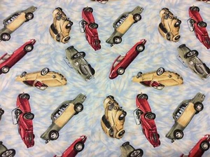Fabric Freedom F199 Planes Trains & Automobiles - Cars 100% Cotton - Picture 1 of 6