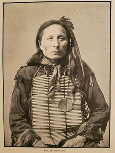 Lakota Native American Short Bull Ghost Dance Original Print 1896 - Picture 1 of 2