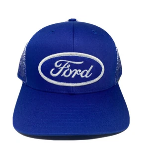 Ford Hat, Ford Vintage Trucker Hat, Ford Logo Patch on Mid-Crown Richardson 112 - Picture 1 of 10