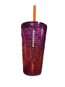 Starbucks 2021 lila rot rosa Blase Ombre kalte Tasse Becher 16 Unzen - Bild 1 von 1