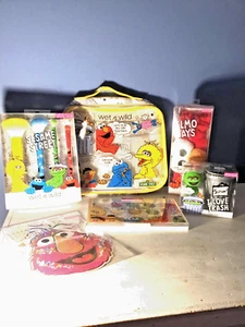 Wet n Wild Sesame Street Lot 6 items Eyeshadow Palette Sponge + Case 4 Brush Set - Picture 1 of 6