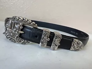 Brighton Mickey & Co. Disney Collection Dark Brown Leather Belt 28 3003M - Picture 1 of 5