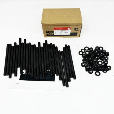 247-4202 Cylinder Head Stud Kit For Cummins 1998-2018 Dodge 24v Diesel 5.9L 6.7L - Изображение 1 из 4