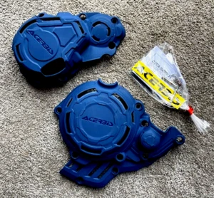 ACERBIS X-POWER KUPPLUNGS- & ZÜNDABDECKUNGEN HUSQVARNA FC 250 FC 350 2023-2024 BLAU - Bild 1 von 1
