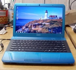 Computadora portátil Sony VAIO VPCEA24FX 14" Intel core i5 500Gb tenía unidad 8Gb RAM MS OFFICE - Imagen 1 de 2