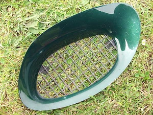 MGF ENGINE INTAKE GRILL RIGHT RACING GREEN CHROME  - Picture 1 of 1