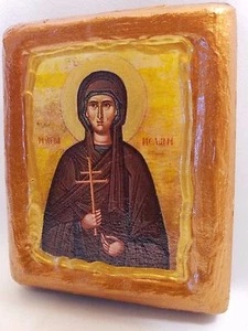 Santa Melania Melane Melania Melania Icona Arte Religiosa - Foto 1 di 8