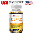 Vitamin D3 with K2 D3 5000IU and K2 200mcg 120 Vegetarian Capsules High Strength Only C$27.00 on eBay