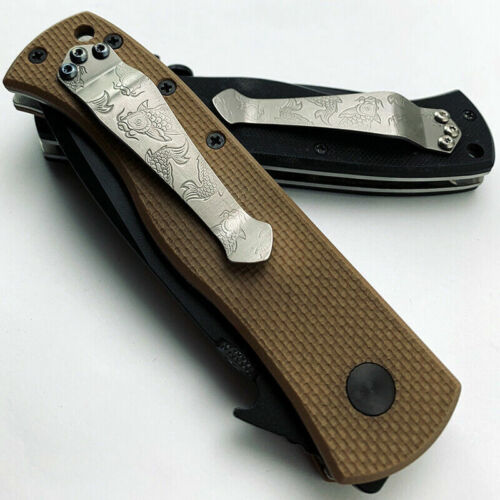 Benchmade ZT Folding Knife Titanium DIY Pocket Back Clip Cutter Accessories Tool