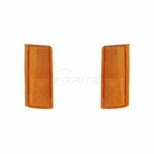 New Front LH & RH Side Reflector For 1988-2000 Chevrolet C1500 2-Door 4-Door - Picture 1 of 8