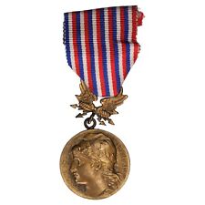 France - médaille Postes et Télécommunication Devoir et Dévouement n.d bronze