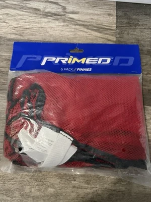 Primed 6-Pack - Score Sports Soccer Pinnies Red - Image 1 of 4