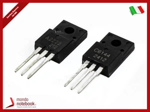 2SA2222 - 2SC6144 A2222 - C6144 TRANSISTOR 50V 10A 25W PNP NPN - 1 COPPIA - Photo 1/1