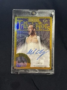 2024 Topps Finest UFC - Michael Chandler Intimidators Auto Gold Refractor 14/50 - Picture 1 of 2