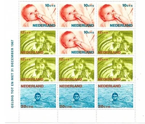 Netherlands 1966 Child welfare  sheet MNH - Picture 1 of 1