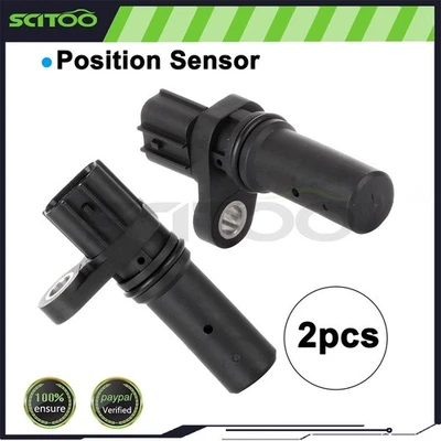 Sensor de posición del cigüeñal SCITOO 2 PIEZAS para Acura TSX 2004-2008 Honda Accord Foto 1 de 4