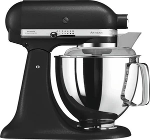 KitchenAid 5KSM175PSEBK 4,8L Küchenmaschine, 300W - Gusseisen Schwarz NEU & OVP - Picture 1 of 14