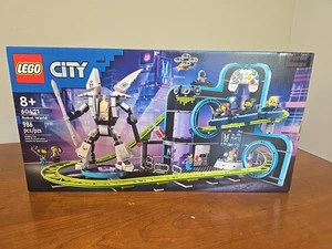 LEGO City Robot World Roller-Coaster Park Toy Building Set 60421  - Picture 1 of 2