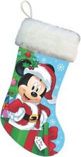 Disney? Santa Mickey Mouse Stocking With Plush Cuff for Christmas