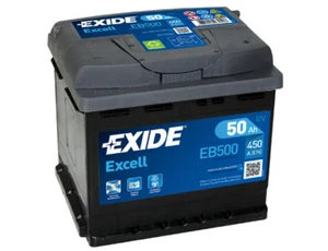 Batteria auto EXIDE EB500 50AH ampere 450A DX Excell cod. 3661024034517 - Picture 1 of 1