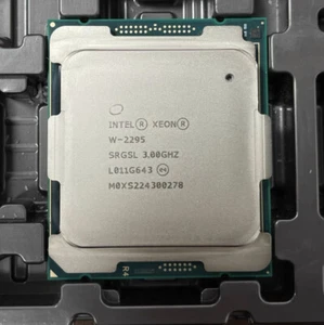 Intel Xeon W-2295 3.0GHz 18-Core 24.75MB LGA2066 Server CPU Processor SRGSL 165W - Picture 1 of 2