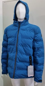 Chaqueta acolchada hombre Killtec con capucha, KOW 151 MN QLTD JCKT, azul, L, 37423 *NUEVA* - Imagen 1 de 3