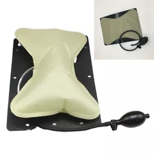 Car Seat Air Pressure Embedded Lumbar Hand Pump Support Cushion Pillow - Picture 1 of 11