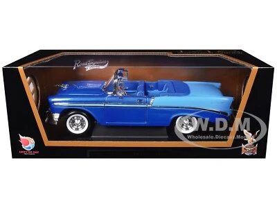1956 CHEVROLET BEL ВОЗДУХА КАБРИОЛЕТ СИНИЙ 2-ТОННЫЙ 1/18 ПО ДОРОГЕ ПОДПИСЬ 92128 - Изображение 1 из 4