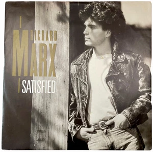 Richard Marx Satisfied 12” 45 RPM Vinyl Record Maxi Single ED 411 Manhattan 1988 - Picture 1 of 12